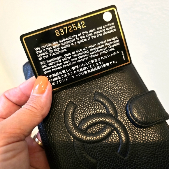 Authentic Chanel Caviar CC Leather Wallet EUC ✨️ - Picture 13 of 16